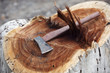 small axe cut big tree(business concept 