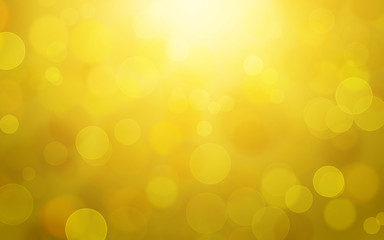 abstract orange yellow bokeh background