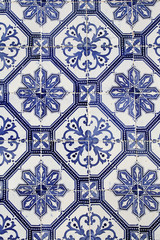  traditional portuguese ceramic tiles background