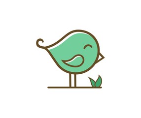 Canvas Print - Bird logo