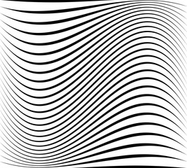Fototapete - Abstract pattern / texture with wavy, billowy lines