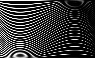 Fototapete - Abstract pattern / texture with wavy, billowy lines