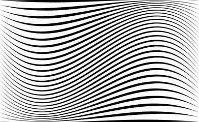 Fototapete - Abstract pattern / texture with wavy, billowy lines