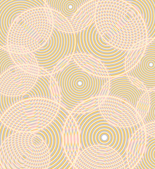  Background of overlapping circles