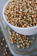 healthy uncooked buckwheat grain