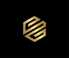 Wall Mural - gold logo