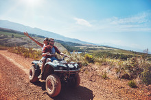 Couple On An Off Road Adventure