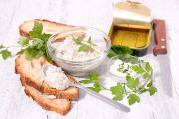 Wall Mural - bread with spread