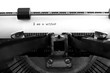 © Lane Erickson - Old Typewriter with Paper I am a Writer