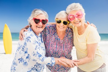 Wall Mural - Portrait of smiling senior woman