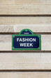 Paris - street name sign - Fashion Week