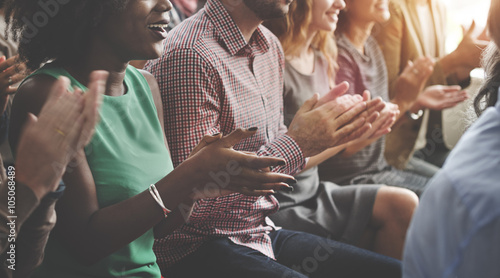 Cuadros en Lienzo Audience Applaud Clapping Happines Appreciation Training Concept