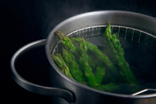 Asparagus In Pot