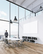 © ImageFlow - Meeting room with blank poster