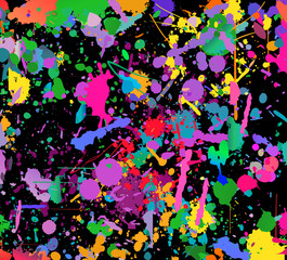 Poster - Abstract color splash background. Watercolor background illustration. 