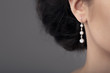 Close up Detail of a Beautiful Earring in Glamour Shot 