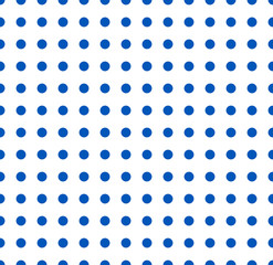 Fototapete - Polka dots pattern. Seamlessly repeatable dotted, circle backgro