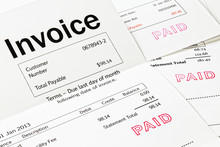 Invoice With Paid Stamp