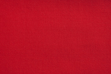 Wall Mural - Close up of a red fabric textile texture