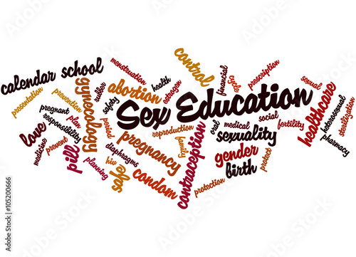 Sex Education Word Cloud Concept 8 Ilustración De Stock Adobe Stock