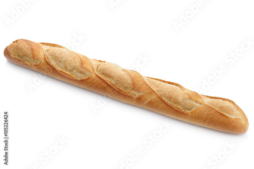 Fotografie, Obraz Französisches Bagutte Brot Weißbrot Freisteller freigestellt i