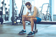 © gstockstudio - Satisfied with his work out.