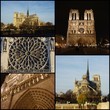 Notre Dame Cathedral, Paris, France - photo collage