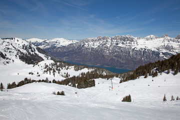 Naklejka na meble Winter in alps