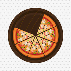 Poster - delicious pizza design 