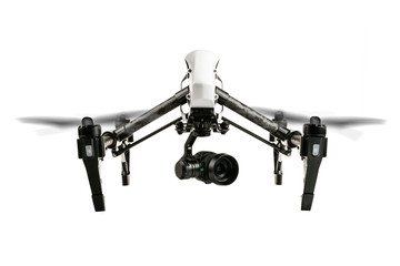 Wall Mural - drone isolated on white background
