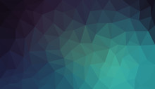 Blue Black Gradient Abstract Polygon Background