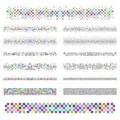 Wall Mural - graphic design elements - divider line set