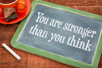 you are stronger - motivaitonal message