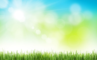 Aufkleber - Abstract sunny spring background