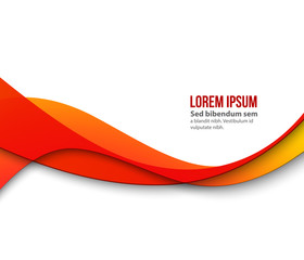 Wall Mural - abstract smooth wave motion illustration