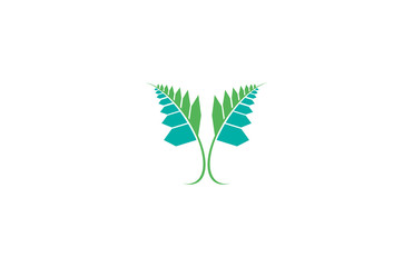 Sticker - leaf logo