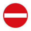 Verkehrsschild Verbot der Einfahrt 