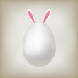 Easter rabbit egg