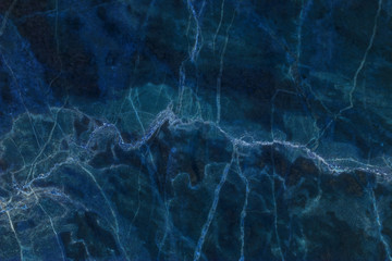blue dark marble texture for background