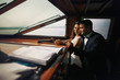 © IVASHstudio - stylish gorgeous cute happy couple ride on a yacht, Mediterranea