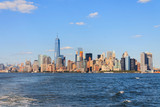 Fototapeta Nowy Jork - Manhattan Skyline over Hudson River