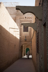 Veiled woman in Tozeur