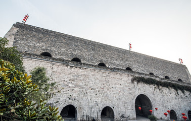 Wall Mural - ancient city wall, zhonghua gate, Nanjing, China