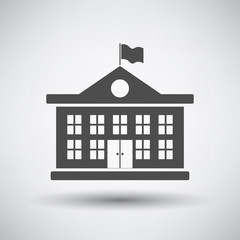 Sticker - School building icon