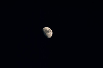 Wall Mural - photography of nightly sky with large moon and stars