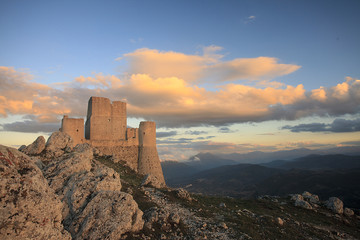 Wall Mural - Il tramonto a rocca Calascio
