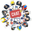© Rawpixel.com - Chat Communication Social Media Networking Connection Concept