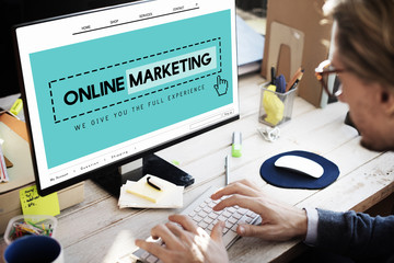 Poster - Online Marketing Homepage Website Digital Concept