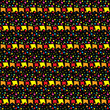 © todah Art - Background of June Festival with colorful banderoles and colorful dots