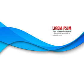 Wall Mural - abstract vector background, futuristic wavy